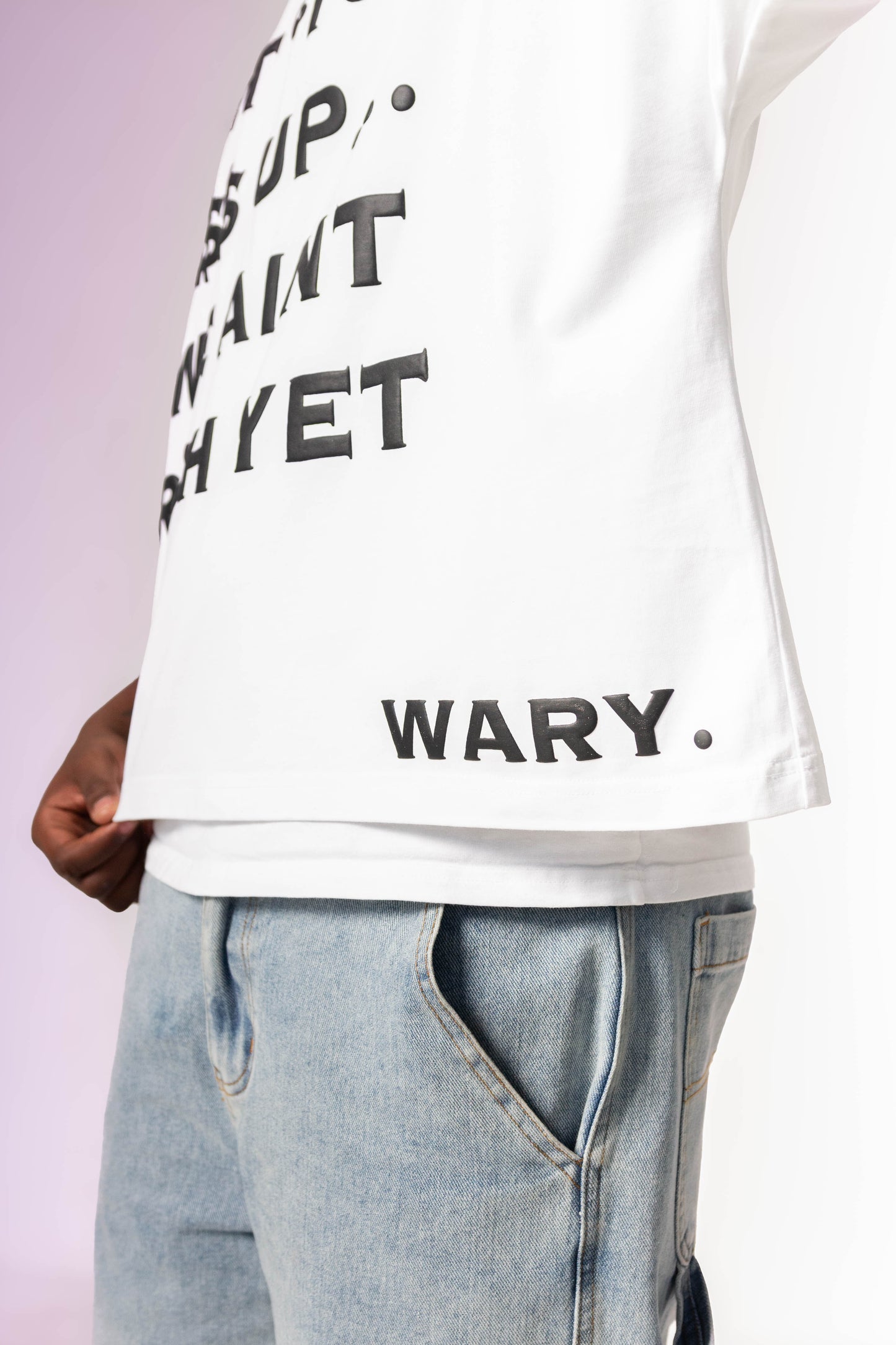WHITE GET “YO” A$$ UP TEE