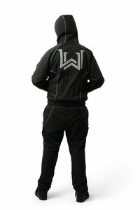 Noire shell tracksuit